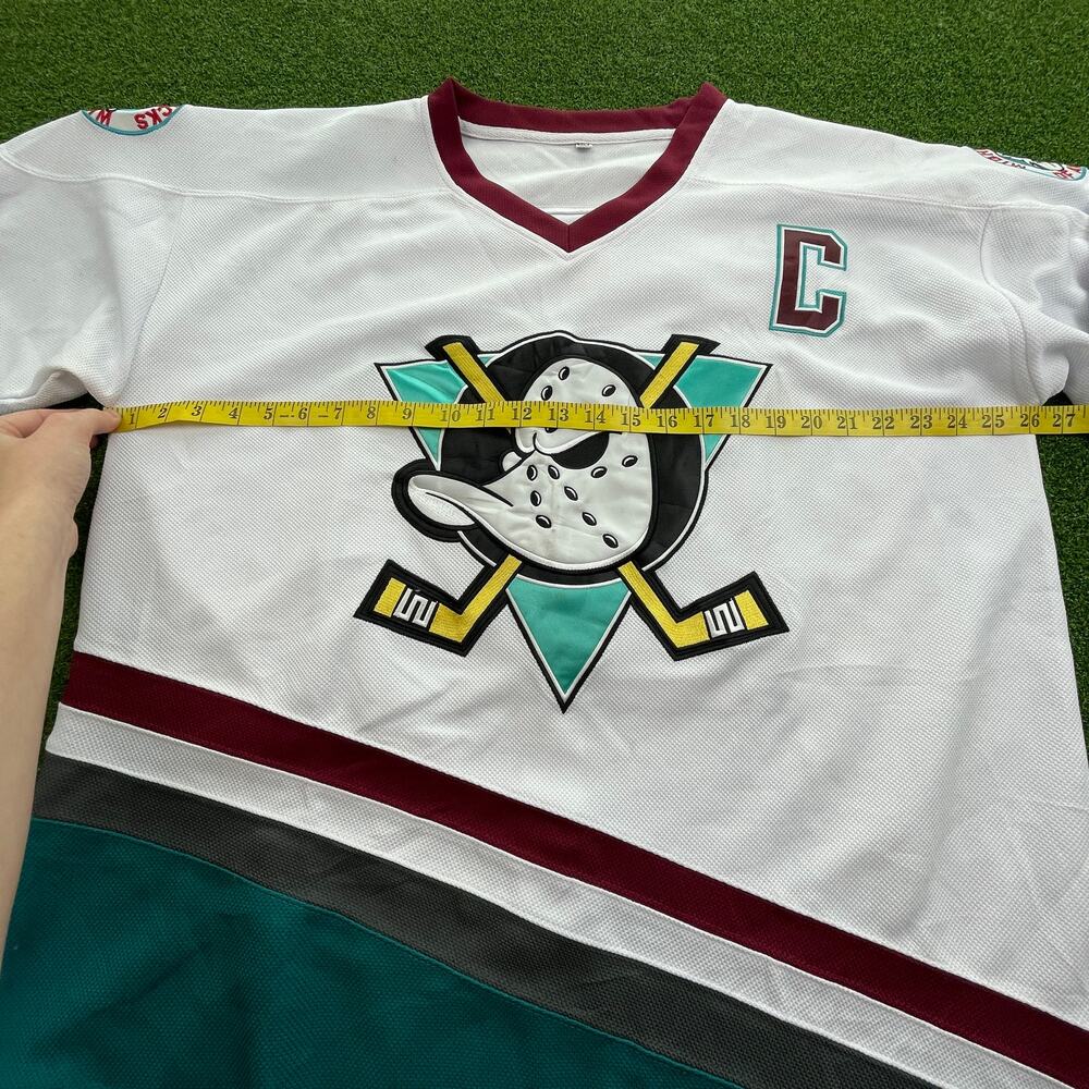 Vintage Mighty Ducks of Anaheim Charlie Conway #96 NHL Ice Hockey Jersey Sz XL - Picture 7 of 10